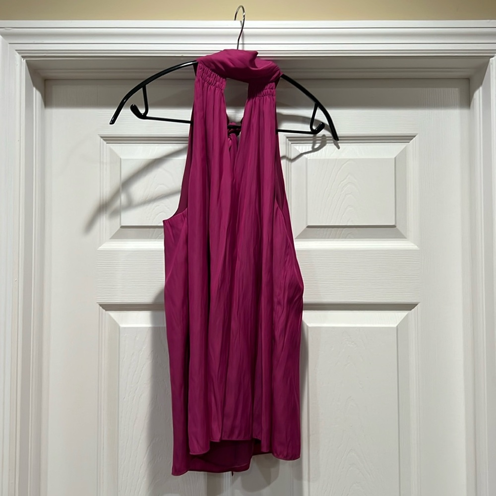 Ramy Brook Fuchsia Halter Top